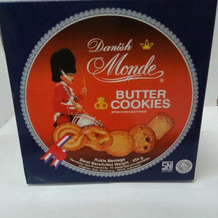 Monde Butter Cookies 454 Gr Kaleng Kotak Roti Kue Lebaran Murah