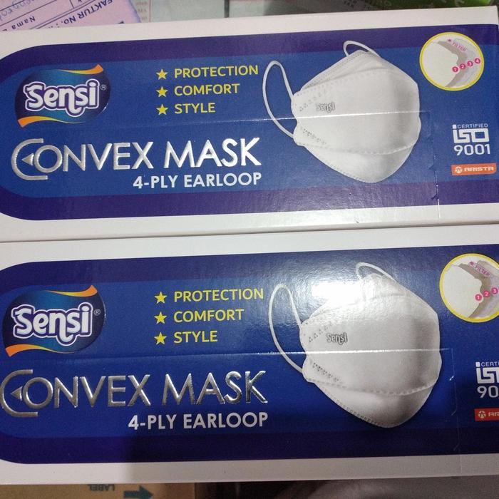 masker sensi convex 4ply sensi