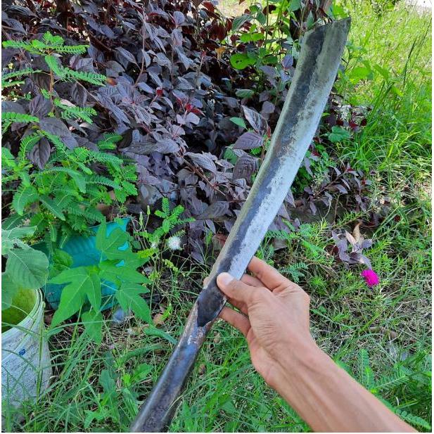 parang baja per panjang 55 cm / golok panjang baja / golok hutan baja
