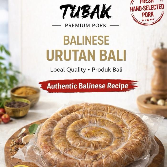 Urutan Babi Bali / Sosis Babi Bali / Usus Isi (1KG) (Lokal)