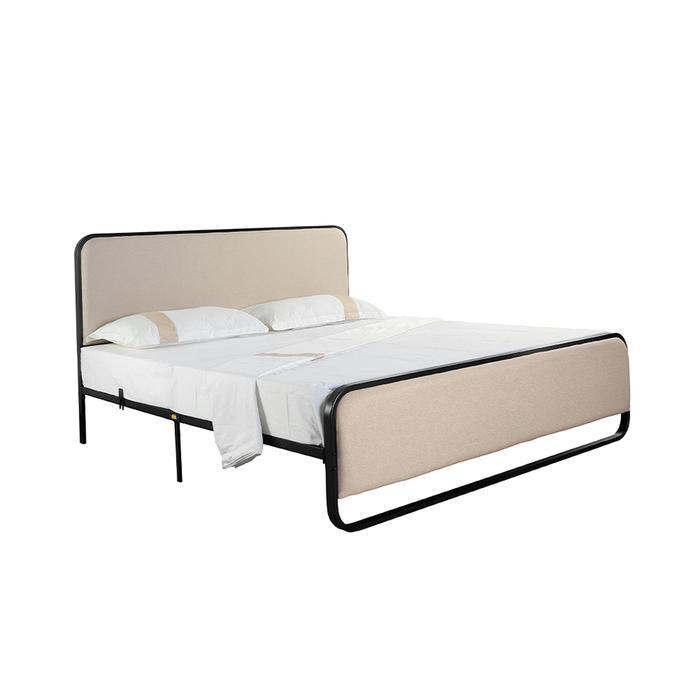INFORMA LANY TEMPAT TIDUR METAL - KREM BEIGE