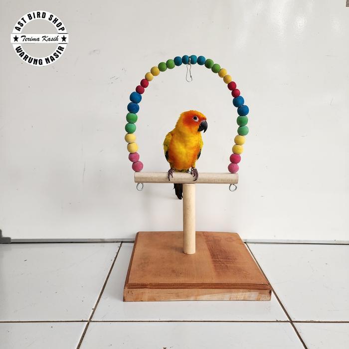 TERMURAHHH Stand tangkringan burung sunconure cockatiel