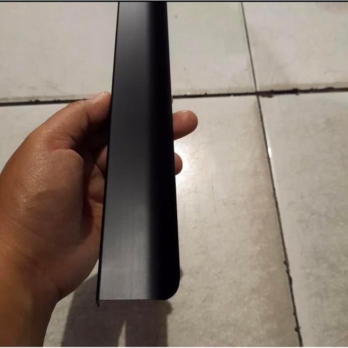 HEMAT Tarikan 6603 1 METER Handle Pintu Lemari Hitam Black Panjang Minimalis