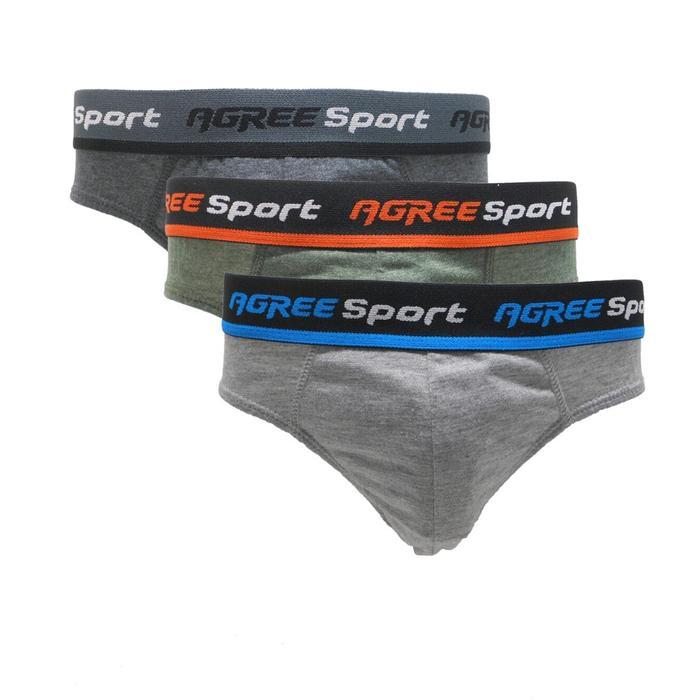 dalam pria agree Celana Dalam Pria Boxer Katun Karet Pinggang Lebar Nyaman Ukuran M L XL XXL agree k