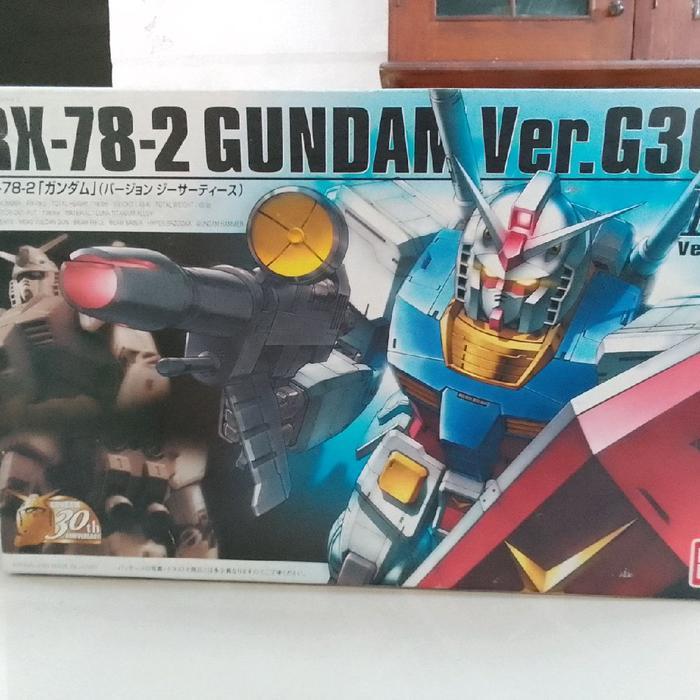 HOT SALE BANDAI HG RX 78 2 GUNDAM VER G30TH LIMITED TERMURAH