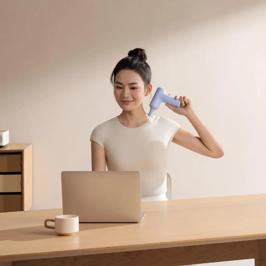 New Mijia Mini Fascia Gun 3 Portable Muscle Massage Gun Thrust Brushless Silent Motor 3 Massager