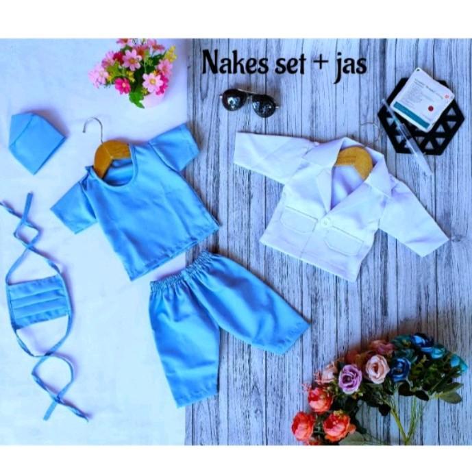 Kostum Dokter Newborn Baju Nakes Newborn Kostum Bayi Dokter Terbaru 