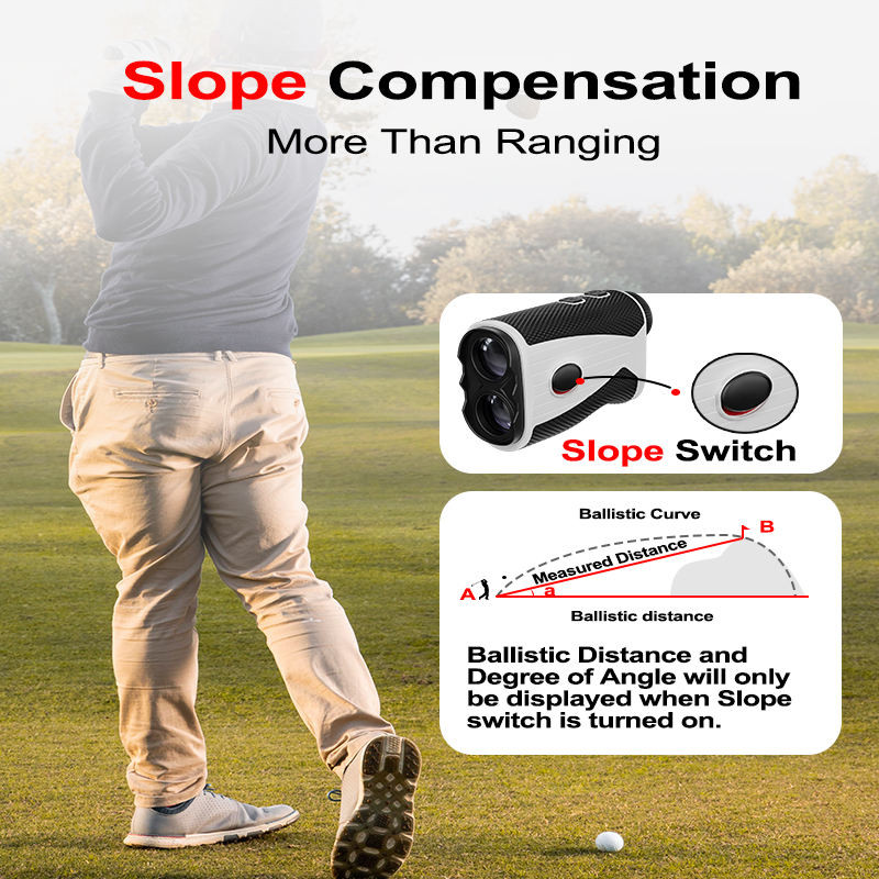 1200-meter portable small rangefinder telescope laser rangefinder for golf and hunting with OEM