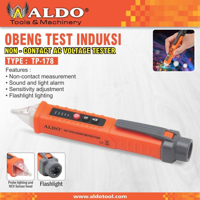 OBENG TEST INDUKSI TYPE : TP-178 / TESPEN ELEKTRIK / TESPEN BUNYI ALDO