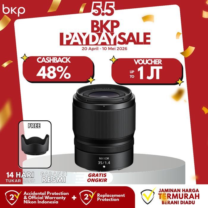 Nikon Nikkor Z 35mm f1.4 Lens Full-Frame for Nikon Z 35mm F/1.4 GARANSI RESMI