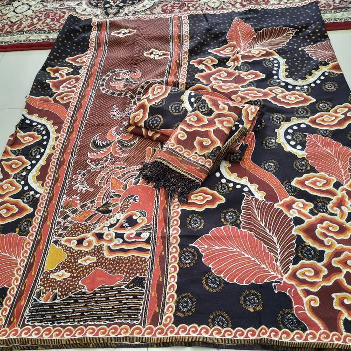 Kain batik sarimbit couple ibu bapak seragam batik cirebon doby tulis