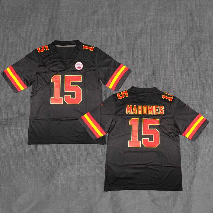 BORDIR Baju Jersey Rugby Patrick Mahomes Kansas City Chiefs American Football - S