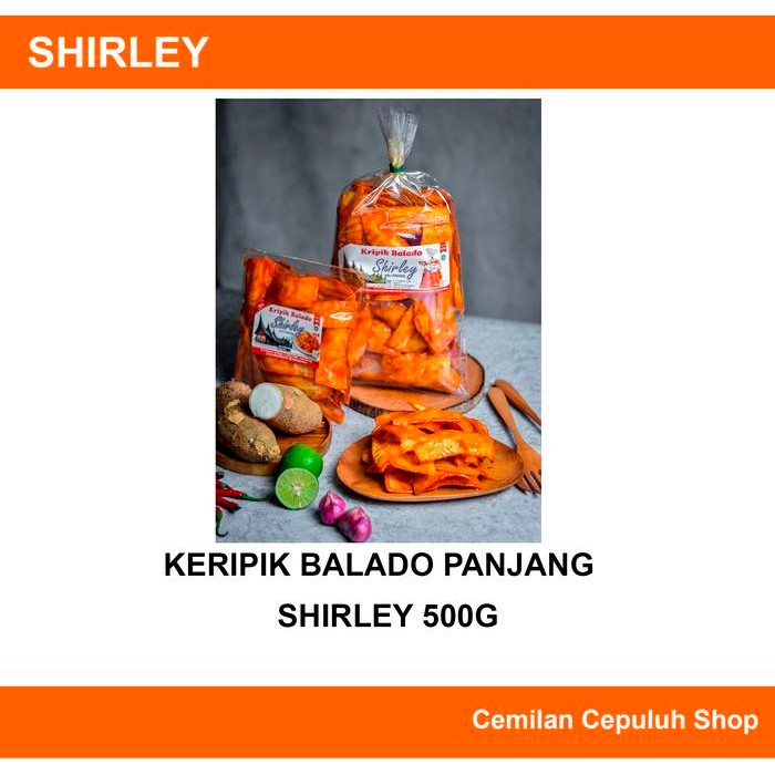 

KERIPIK BALADO SHIRLEY PANJANG 500G ASLI PADANG