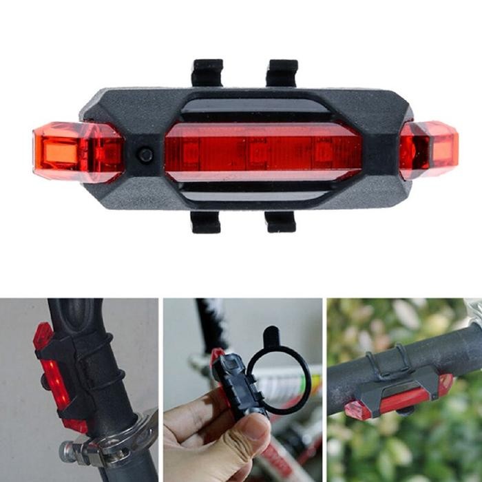 Bicycle light tail light 918USB rechargeable bicycle riding