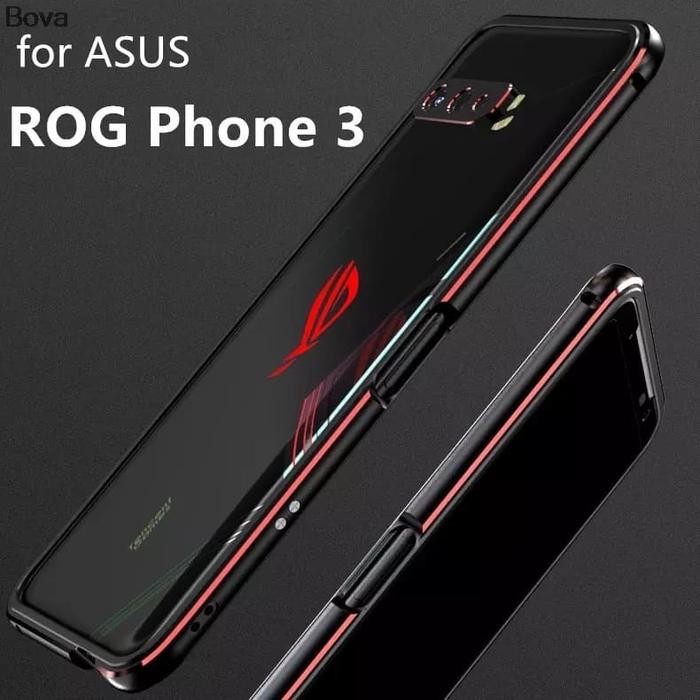 ASUS ROG PHONE 3 CASE BUMPER ALUMUNIUM METAL FRAME DOUBLE HARD CASE