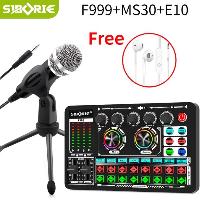 Lmmaxp857K (Pumkinpartyy) Siborie Free Mic Dan HeadsetSoundcard F999 Original Audio Usb External
