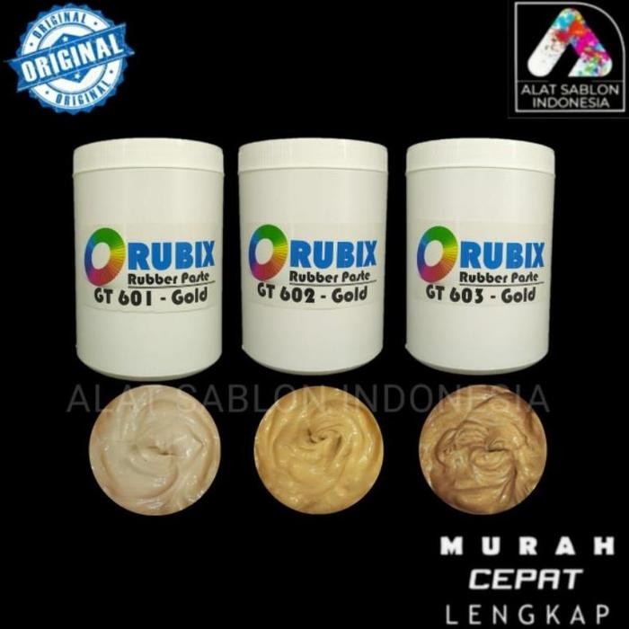 

Bisa E-Katalog! Ada!!! Tinta Sablon Rubber Gold Rubix 1Kg Alat Sablon