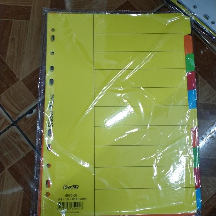 

Pembatas Bantex 1-10 Polos Kode6050