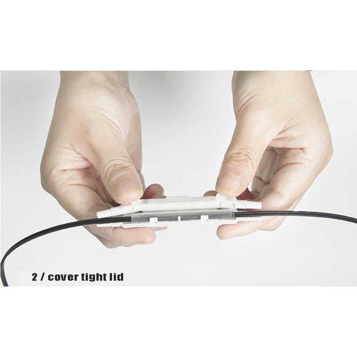 

Kotak Pelindung Kabel Serat Optik 1-In-2 - 100Pcs