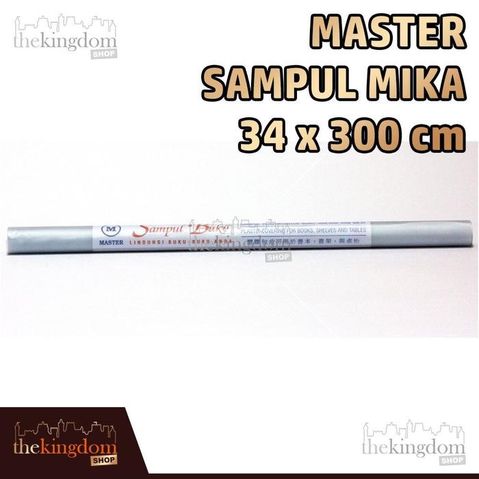 

Master Sampul Mika Emboss 34x300cm / 34 x 300 cm / Buku / Plastik