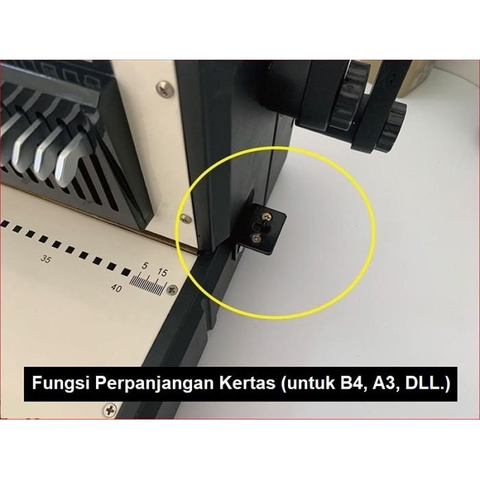 

MESIN JILID BINDING KAWAT WIRE LUBANG BULAT FOLIO F4-A3, GEMET 31WFO