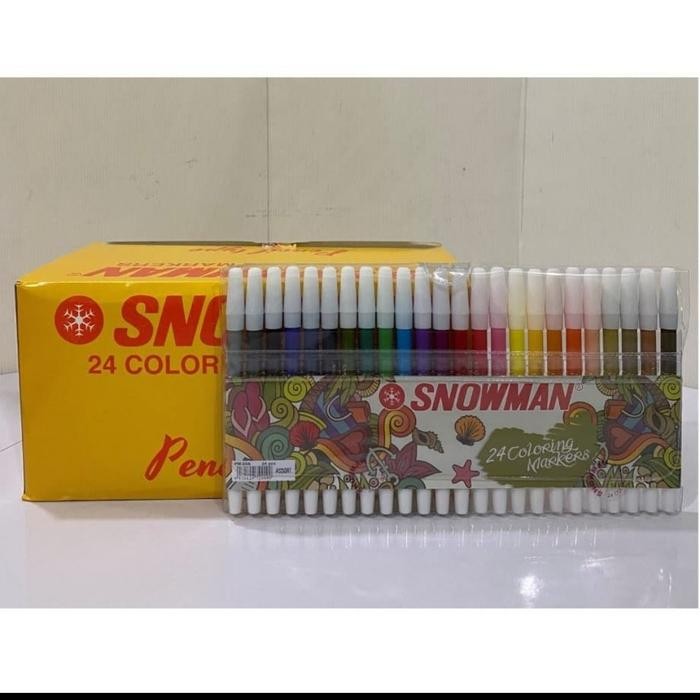 

Spidol Kecil Snowman 24 Warna (Pw-24A)