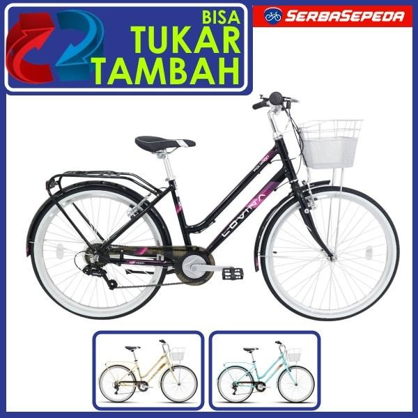 Ready Stock Sepeda Keranjang Sepeda Polygon Lovina 26 Inci