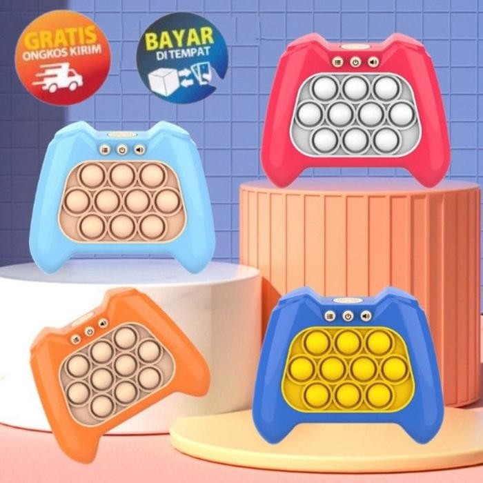 

KP132 - NEW POP IT PUSH BUBBLE GAME CHALLENGE FIDGET TOYS DENGAN MESIN GAME LED MENGHILANGKAN STRESS