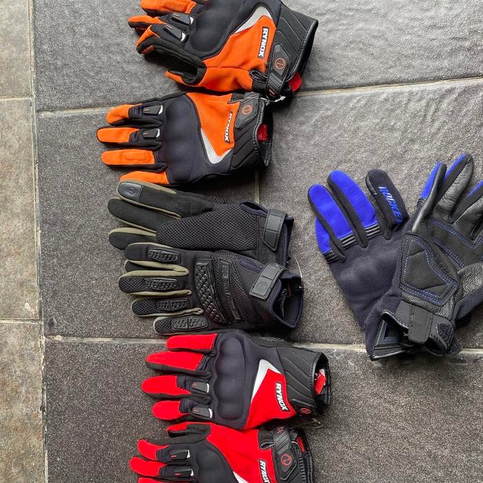 Glove Riding Rynox Merah Dan Joe Rocket Biru Size Xl
