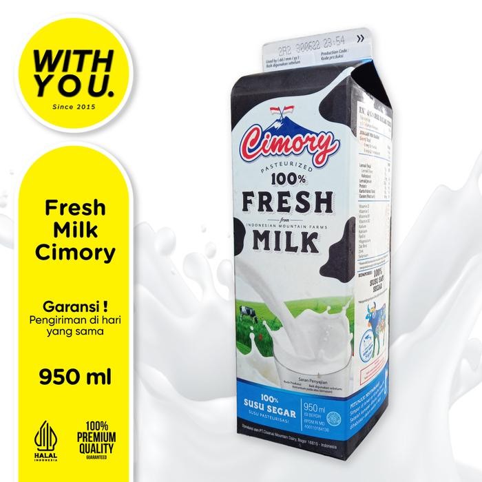 Pilihan- Cimory Fresh Milk 1Liter Susu Segar Full Cream
