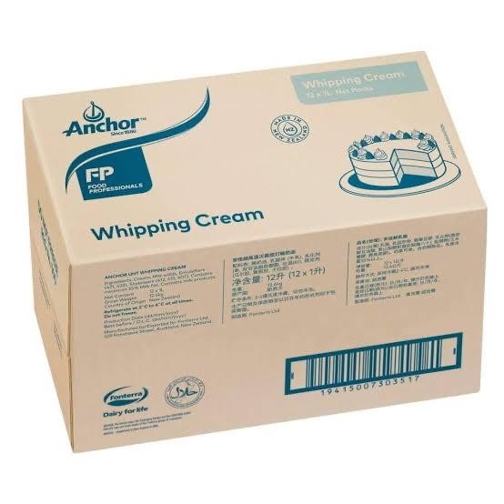 

Pilihan- 1 Dus Whipped Cream Anchor 1 L X 12 / Whipping Cream Anchor / Cream
