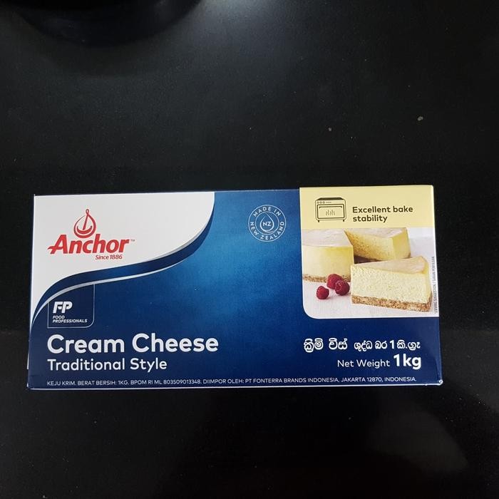 

Pilihan- Cream Cheese / Keju Anchor Netto 1 Kg