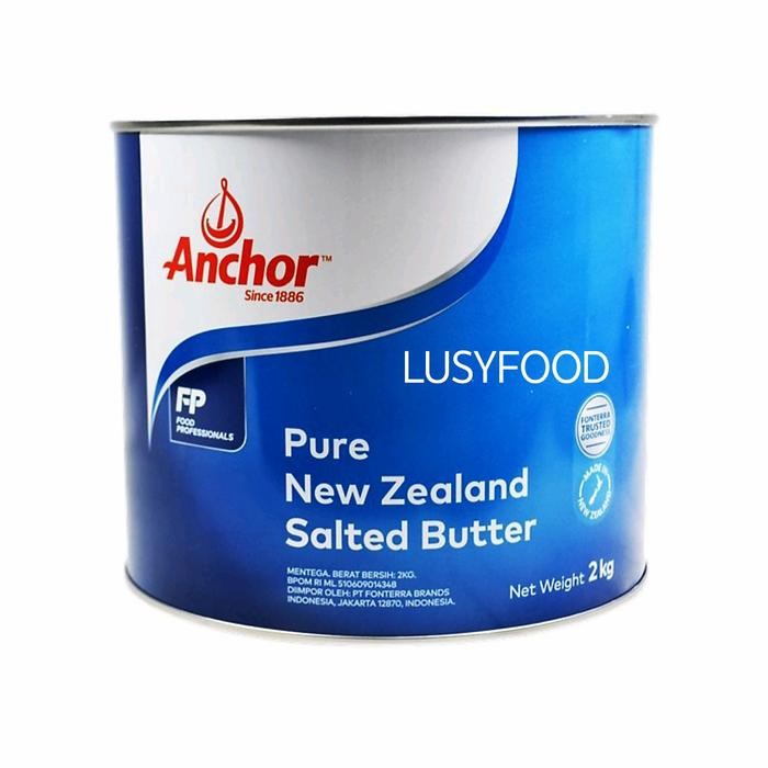 

Pilihan- Anchor Tinned Butter Salted 2Kg Pure New Zealand