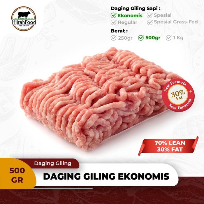 

Pilihan- Hijrahfood Daging Giling Sapi Minced Ground Beef - Ekonomis - 500 Gram