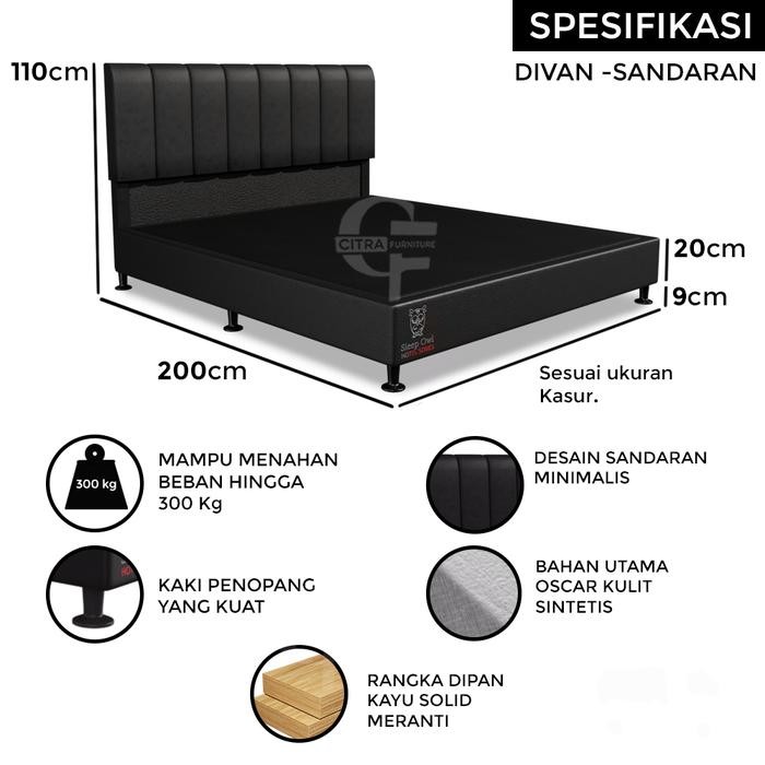 Pilihan- Guhdo Springbed New Prima 90X200X25 - Full Set Gudho Spring Bed