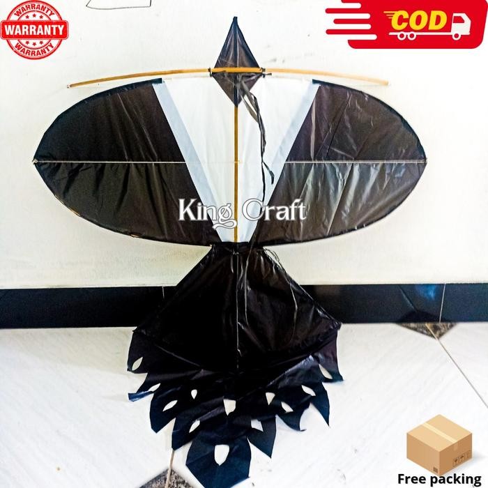 Layangan Gapangan Manukan 80Cm Bonus Sendaren Dijamin Terbang