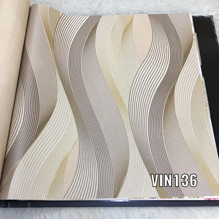 Wallpaper Dinding Salur 3D Minimalis Modern Vincenzo