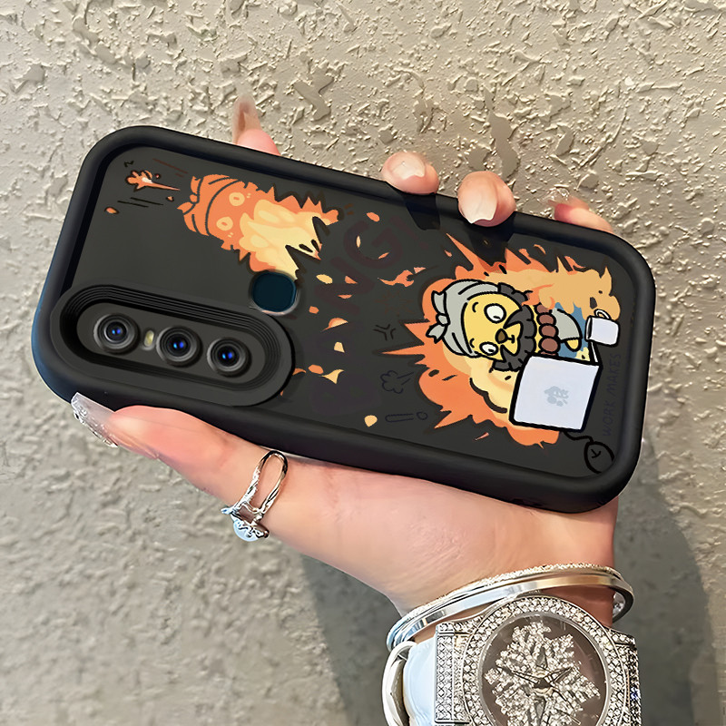 Casing Hp VIVO V15 Case Softcase Kesing Situasi pekerja saat ini pola Casing silikon Cantik kasing H