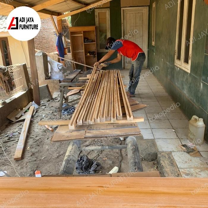 Terbaik Pegangan Tangga-Haderling Kayu Jati Costume 100% Ori