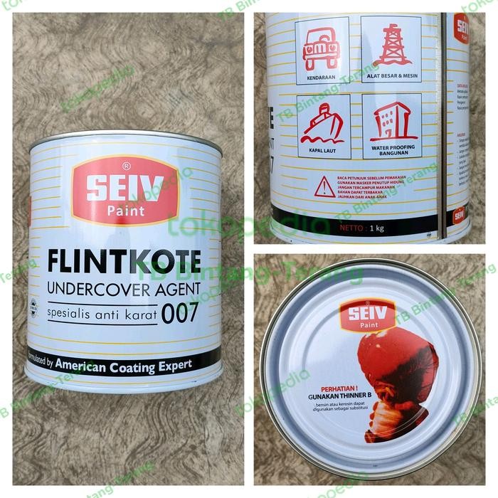 Terbaik Flinkote Plingkut Cat Anti Karat Anti Bocor Seiv 100% Ori