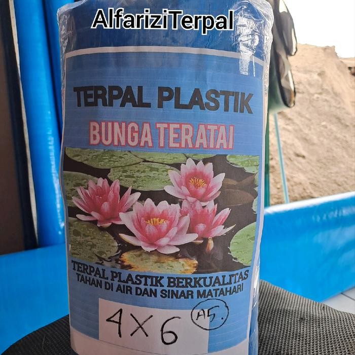 TERPAL PLASTIK TEBAL A5 4meter x 6meter