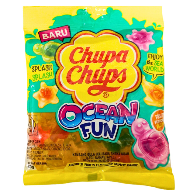 

S32897 CHUPA CHUPS OCEAN FUN PERMEN JELLY 90GR MAJU BERSAMA (20250914)