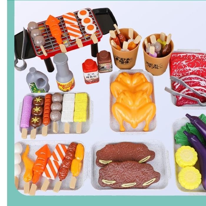 [TM888]Mainan Anak BBQ Set Lengkap