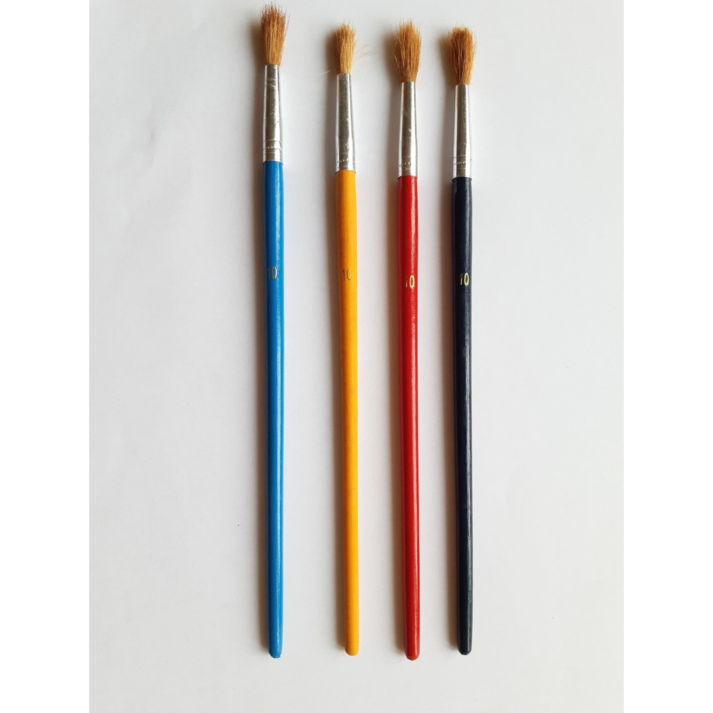 

GROSIR TERMURAH Paint Brush Kuas Cat Air WARNA Painting Brushes No.10 Kuas Cat Minyak Kuas Lukis Gambar Canvas Akrilik Acrylic NO 10 - CITRA88