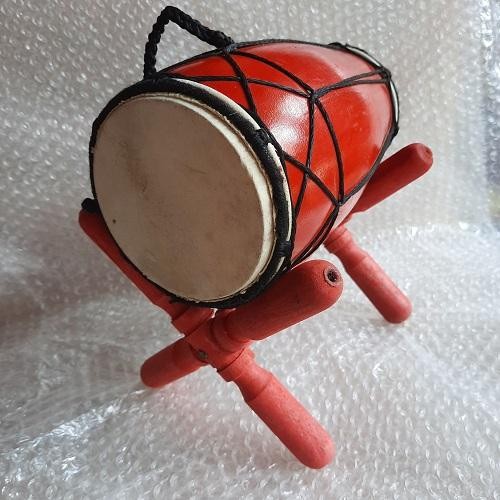 Kendang Rampak Kendang Jawa Ukuran Kecil Panjang 20Cm Free Dudukan/Stand