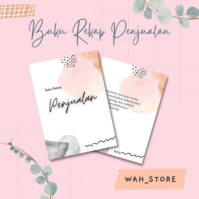 

New BUKU REKAP PENJUALAN / BUKU ORDERAN ONLINE SHOP MURAH