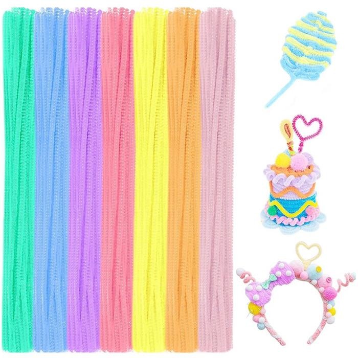 

New 1 Pack (95-100 PCS) PIPE CLEANER / KAWAT BULU KERAJINAN TANGAN SERI PASTEL
