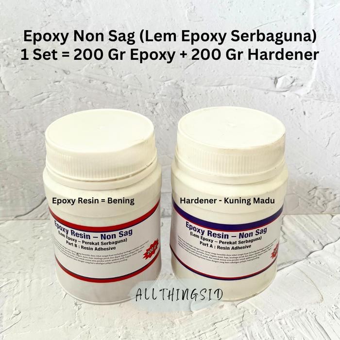 Diskon Epoxy Resin Non Sag 400 Gr - Lem Epoxy Non Sag