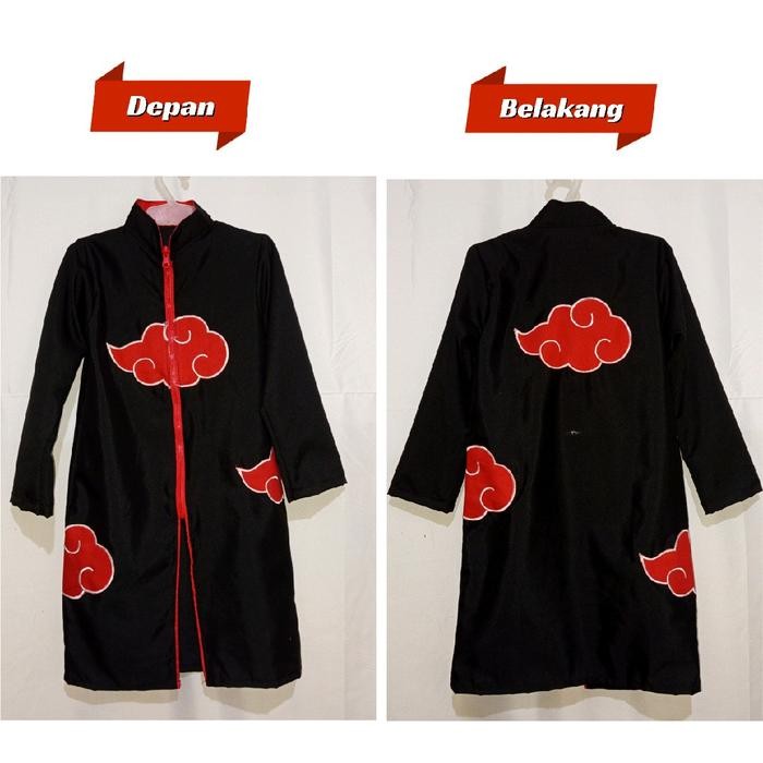Pilihan- Jubah Akatsuki Anak Karakter Kartun Fashion