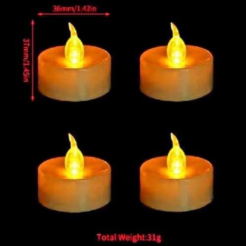 Lampu Lilin LED Mini Dekorasi Lampu Kecil Warm White Baterai Grosir